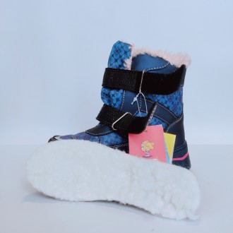 Термо ботинки для девочки Том.м
Синие зимние детские сапоги
Артикул 68-60-С
 
Те. . фото 9