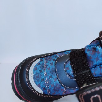 Термо ботинки для девочки Том.м
Синие зимние детские сапоги
Артикул 68-60-С
 
Те. . фото 10