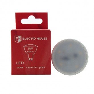 LED лампа для точечных светильников GU10 5W EH-LMPT-1263 от производителя Electr. . фото 3