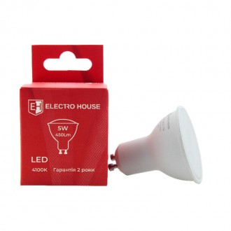 LED лампа для точечных светильников GU10 5W EH-LMPT-1263 от производителя Electr. . фото 2