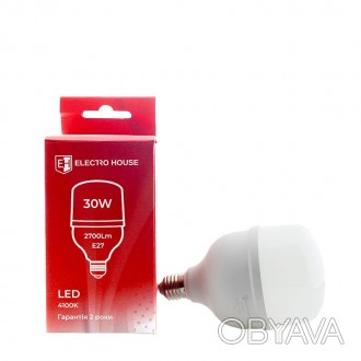 LED лампа Е27 A95 30W EH-LMP-1301 від компанії ElectroHouse по зовнішньому вигля. . фото 1