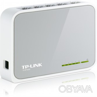 Коммутатор TP-Link TL-SF1005D (5х10/100 Мбит, настольный) 
 
Отправка данного то. . фото 1