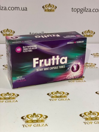 Ящик сигаретних гільз для тютюну Frutta Berry Mint (лісова ягода з м'ятою) 40 блоків по 100 шт. Львів. фото 1 Ящик сигаретних гільз для тютюну Frutta Berry Mint (лісова ягода з м'ятою) 40 блоків по 100 шт. Львів. фото 1