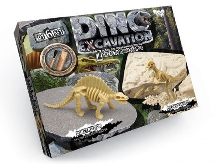 
 
Набір для проведення розкопок "DINO EXCAVATION" динозаври укр. DEX-01-04,05,0. . фото 3