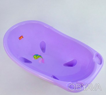 
 
Ванночка дитяча для купання ST-3033 "BIMBO" колір бузковий з малюнком
 Класич. . фото 1