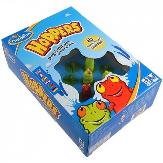 Увлекательная детская игра-головоломка "Лягушки-непоседы" | ThinkFun Hoppers 670. . фото 5