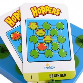 Увлекательная детская игра-головоломка "Лягушки-непоседы" | ThinkFun Hoppers 670. . фото 3