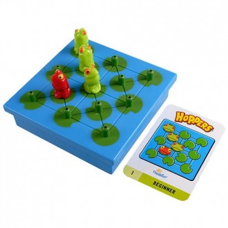 Увлекательная детская игра-головоломка "Лягушки-непоседы" | ThinkFun Hoppers 670. . фото 4
