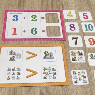 Настільна гра «Циферки» представляє собою дидактичну мозаїку для дітей. У неї вх. . фото 6