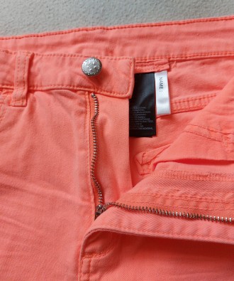 Продам новые джинсовые шорты яркого неонового оранжевого цвета марки H&M. Ку. . фото 8