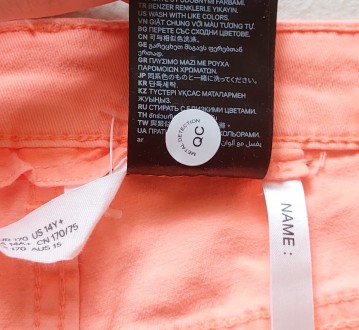 Продам новые джинсовые шорты яркого неонового оранжевого цвета марки H&M. Ку. . фото 10