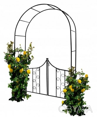 Високоякісна садова арка GARDEN LINE буде чудово виглядати у вашому саду. Арка з. . фото 1