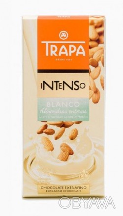 Trapa Intenso Білий З Мигдалем — вишуканий і елегантний смак ніжного шоколаду по. . фото 1