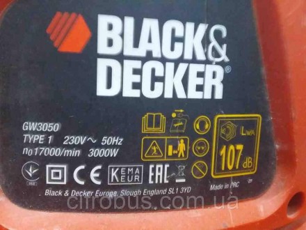 Садовий пилосос Black&Decker GW3050
Внимание! Комісійний товар. Уточнюйте наявні. . фото 3