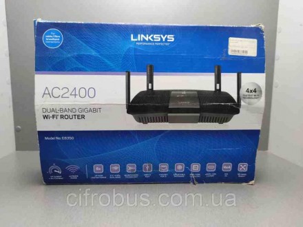 Мережеве обладнання Wi-Fi та Bluetooth Б/У Linksys E8350. Київ. фото 1 Мережеве обладнання Wi-Fi та Bluetooth Б/У Linksys E8350. Київ. фото 1