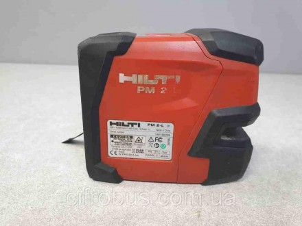 Лазерный уровень Hilti PM 2-L
Линейный лазерный нивелир Hilti PM 2-LG компактный. . фото 3