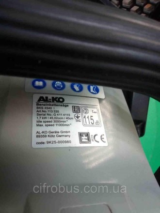Мощная бензопила AL-KO BKS 4540 является практическим, продуктивным и экономичес. . фото 3