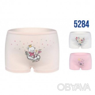 Трусы-шорты для девочки Baykar Арт. 5284 комплект 3 шт с принтом
Цвет: персик, б. . фото 1