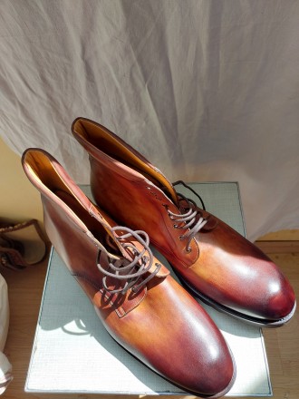 Продам мужские ботинки Magnanni 47 размера, испанской марки классической обуви д. . фото 5