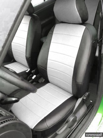 Чохли на сидіння Ауді А4 Б6 (Audi A4 B6) (модельні, окремий підголовник)
Модельн. . фото 2