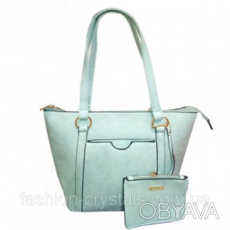 елегантна жіноча сумка та ключниця-гаманець на блискавці, місткі відділення, які. . фото 1