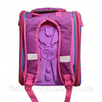 комфортный и вместительный школьный рюкзак подойдет для девочек младшей или сред. . фото 5