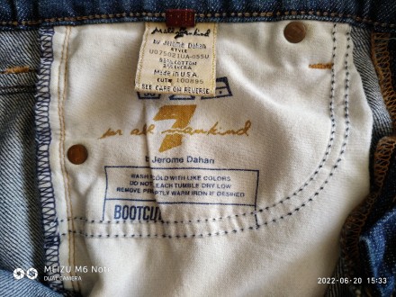Чёткие фирменные джинсы из Америки,состояние очень хорошее,оригинал.
п.о.т.39см. . фото 7
