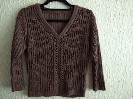 Укороченный свитер, кофточка, джемпер, идеальное состояние.
Цвет - коричневый с. . фото 2