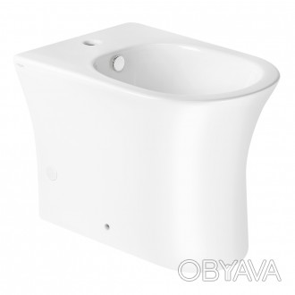 Підлогове біде Qtap Virgo QT18442169CW виготовлено з високоякісної кераміки біло. . фото 1