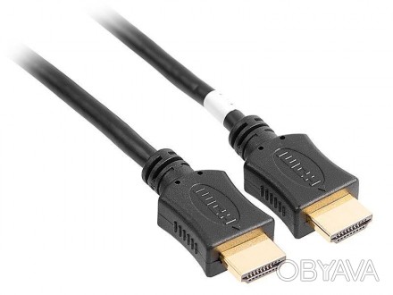HDMI кабель LP-HDMI, HDMI V.1.4, вилка/вилка, з позолоченими коннекторами, 4.5 м. . фото 1