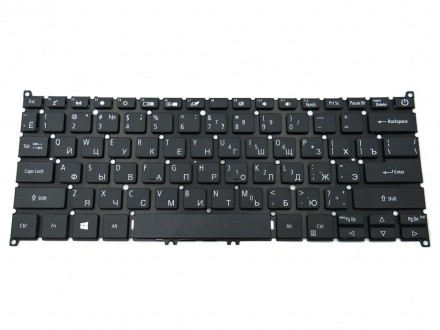 Новая клавиатура для ноутбука 
 черного цвета, с rus буквами.
 
совместима: 
 Ac. . фото 2