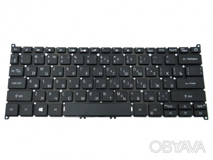 Новая клавиатура для ноутбука 
 черного цвета, с rus буквами.
 
совместима: 
 Ac. . фото 1