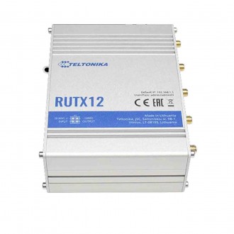 Беспроводной маршрутизатор Teltonika RUTX12 (industrial, AC1200, BLE, 1xGE WAN, . . фото 4