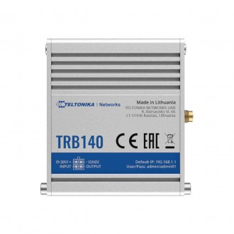 Маршрутизатор Teltonika TRB140 (industrial, 1xFE LAN, 1xSIM, 4G/LTE.Cat4, 1xMicr. . фото 4