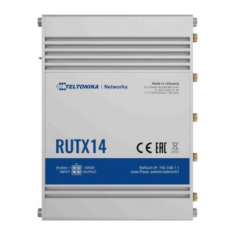 Беспроводной маршрутизатор Teltonika RUTX14 (industrial, AC1200, BLE, 1xGE WAN, . . фото 4