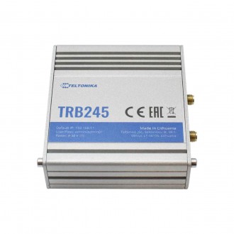 Маршрутизатор Teltonika TRB245 (industrial, 1xFE LAN, 2xSIM, 4G/LTE.Cat4, GPS, R. . фото 3