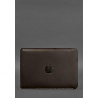 Лаконичный кожаный чехол додходит для MacBook Pro 15'' и 16''. Чехол ручной рабо. . фото 2
