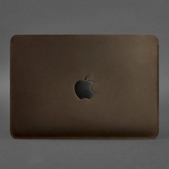 Горизонтальный чехол для MacBook Pro 13'' изготовлен из высококачественной натур. . фото 4