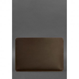 Горизонтальный чехол для MacBook Pro 13'' изготовлен из высококачественной натур. . фото 3