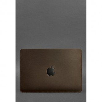 Горизонтальный чехол для MacBook Pro 13'' изготовлен из высококачественной натур. . фото 2