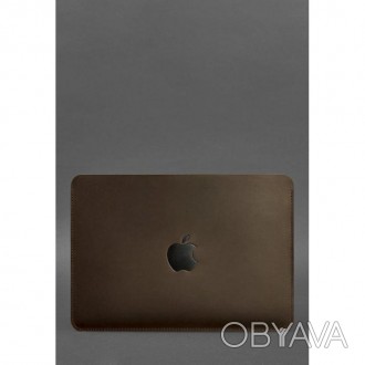 Горизонтальный чехол для MacBook Pro 13'' изготовлен из высококачественной натур. . фото 1
