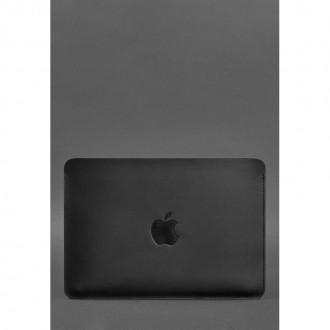Горизонтальный кожаный чехол для MacBook Pro 13'' убережет устройство от воздейс. . фото 2