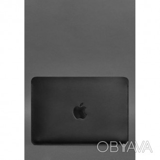 Горизонтальный кожаный чехол для MacBook Pro 13'' убережет устройство от воздейс. . фото 1
