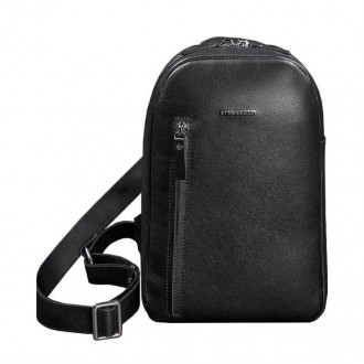 Стильный мужской рюкзак на одно плечо Chest Bag в черном цвете отлично дополнит . . фото 11