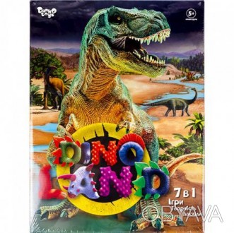 Креативна творчість "Dino Land 7 в 1" в набір входить Магічний Mega Stretch Slim. . фото 1