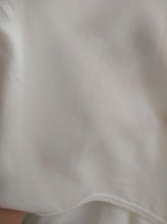 Белая красивая блузка ,кофточка,футболка.
ПОГ 55 см.
Ширина кофточки по низу п. . фото 7
