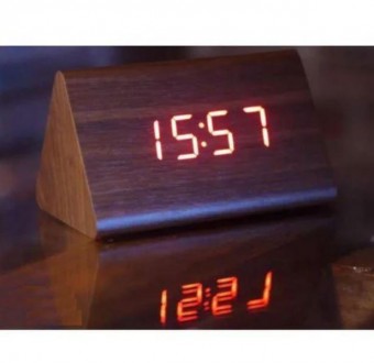 Описание Часов настольных VST 864 с красной подсветкой, коричневых
Часы настольн. . фото 5