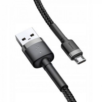 Описание Кабеля BASEUS Micro USB cafule 50 см, черного
Кабель BASEUS Micro USB c. . фото 3