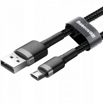 Описание Кабеля BASEUS Micro USB cafule 50 см, черного
Кабель BASEUS Micro USB c. . фото 2