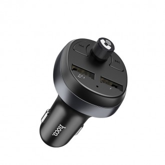 Описание Адаптера автомобильного Hoco Е41 Bluetooth FM 2USB 2.1А, черного
Адапте. . фото 3